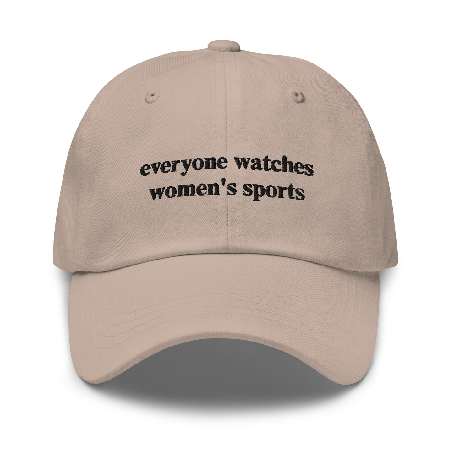 everyone watches women's sports hat