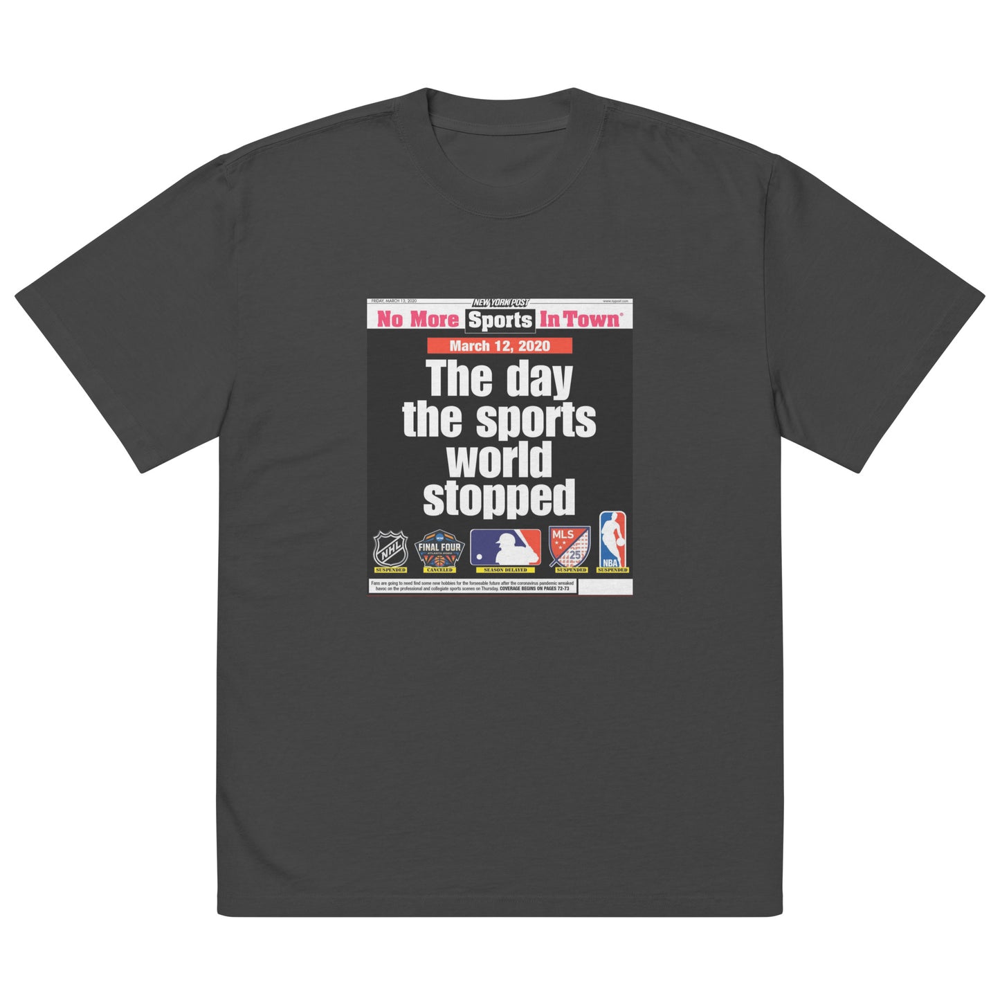 DAY SPORTS WORLD STOPPED T-SHIRT