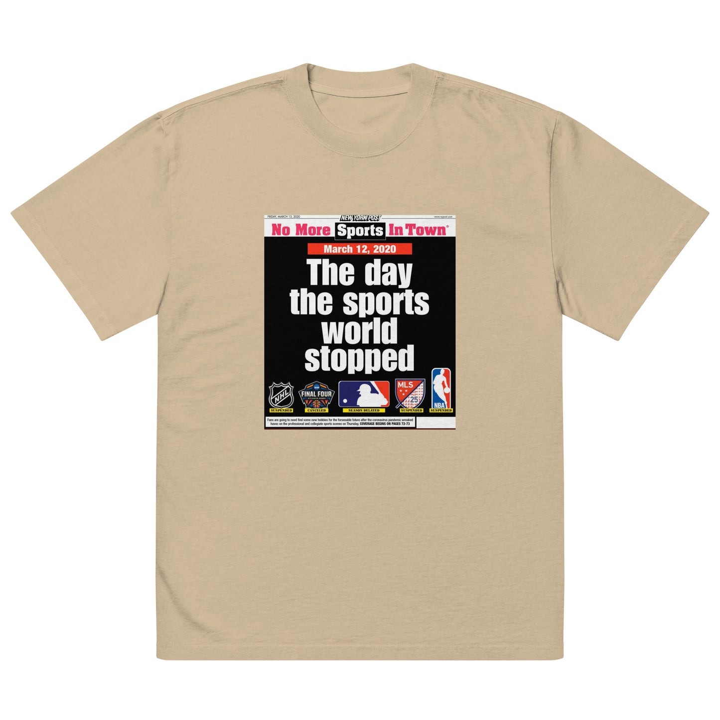 DAY SPORTS WORLD STOPPED T-SHIRT