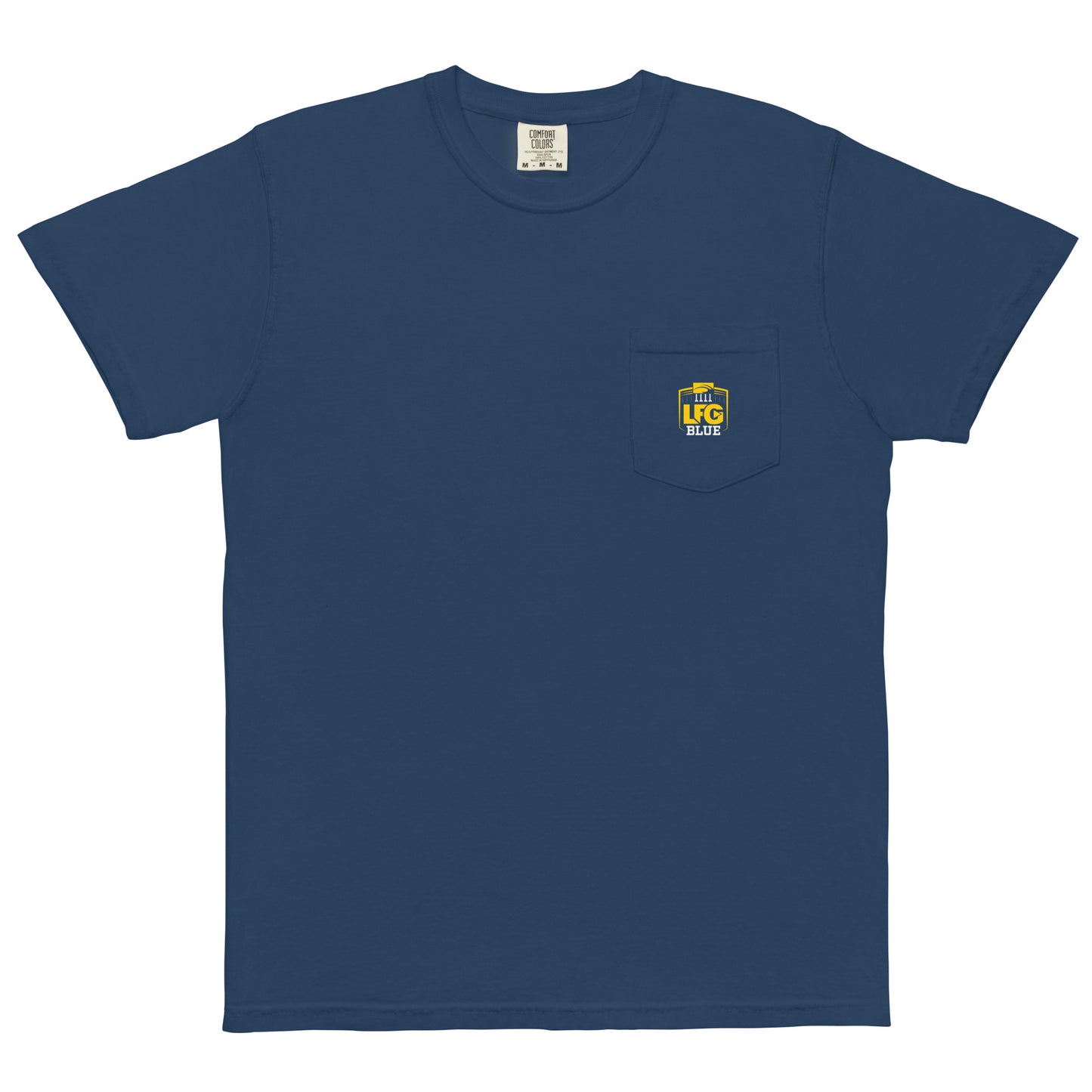 LFG BLUE comfort colors pocket t-shirt