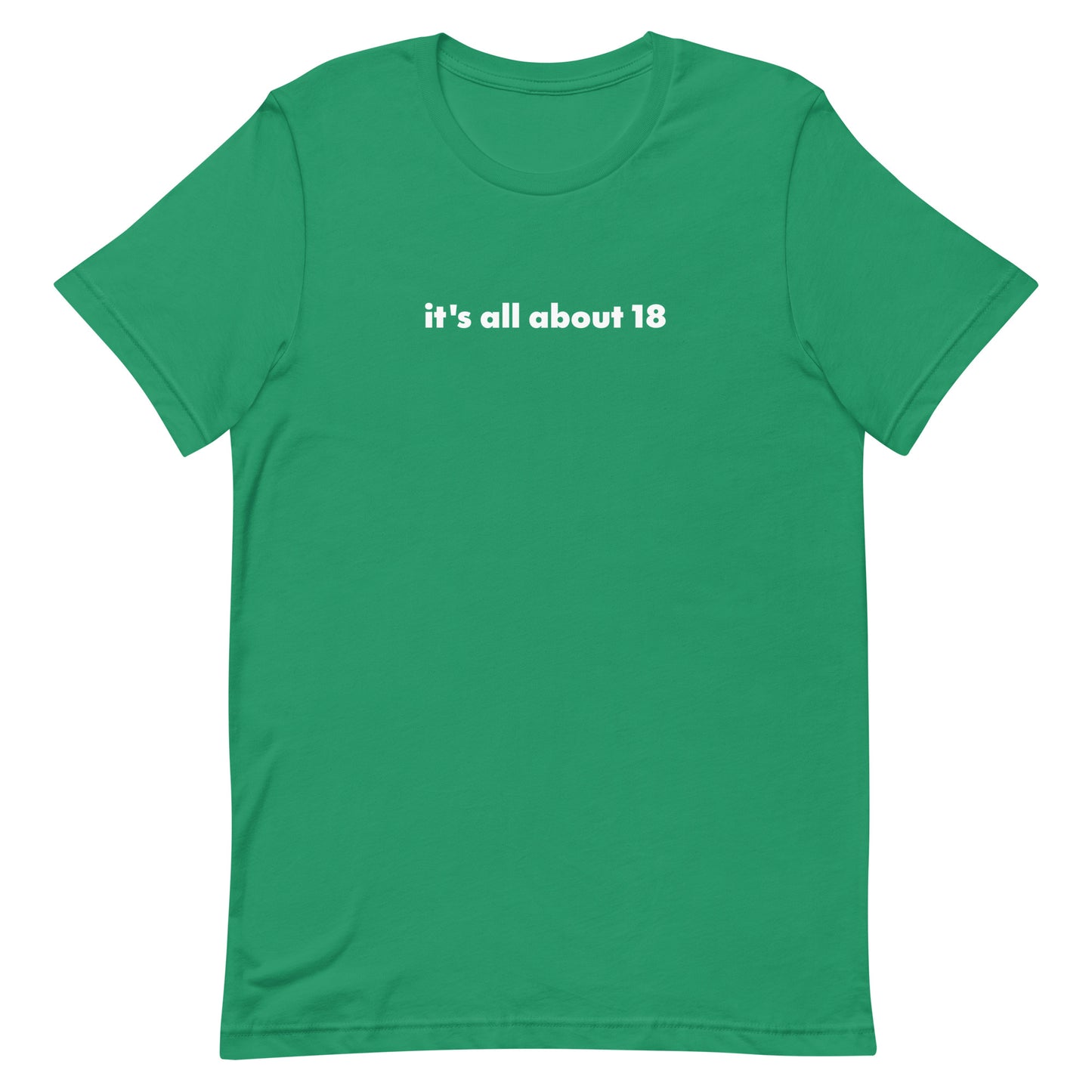 all about 18 t-shirt