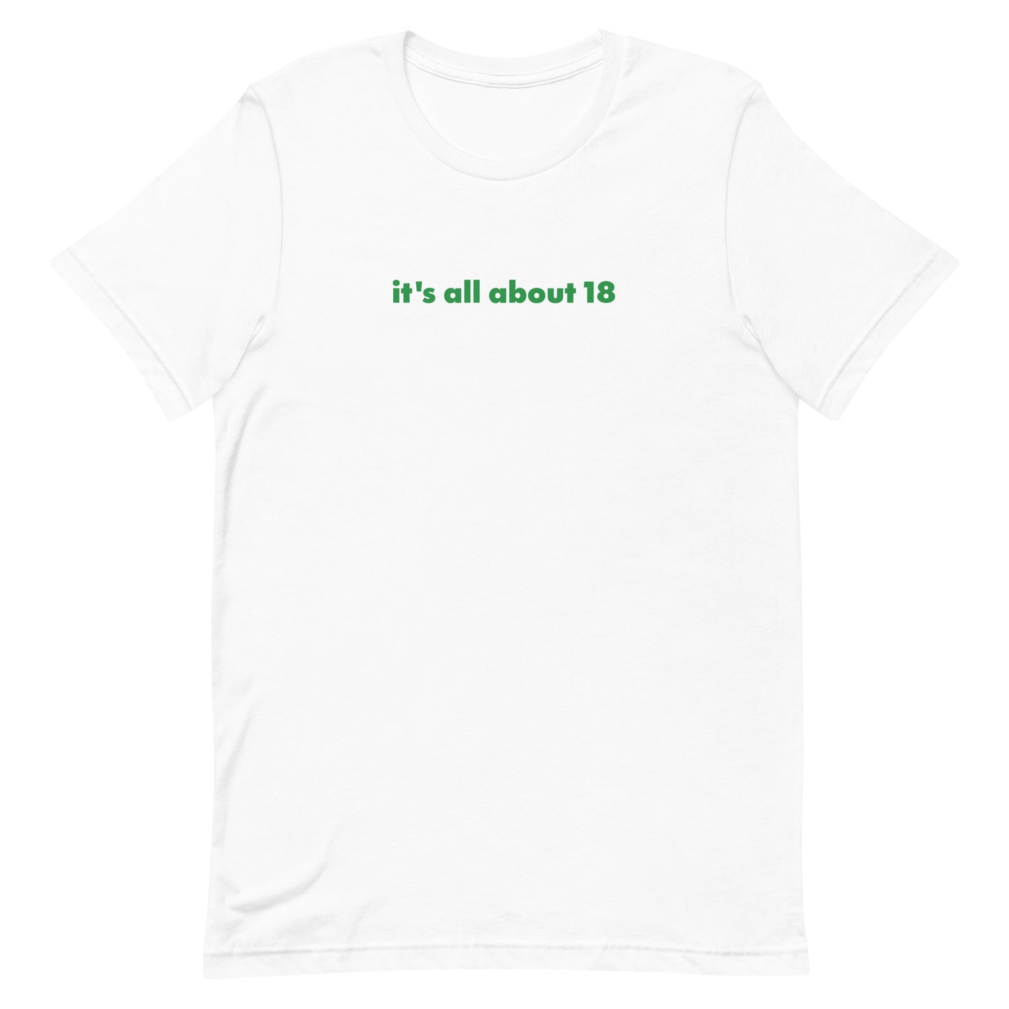 all about 18 t-shirt